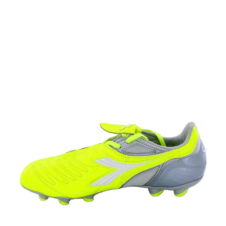 Diadora Maracana PU Women's Firm Ground Soccer Cleats - Yellow Fluo/Silver - Best Buy Soccer