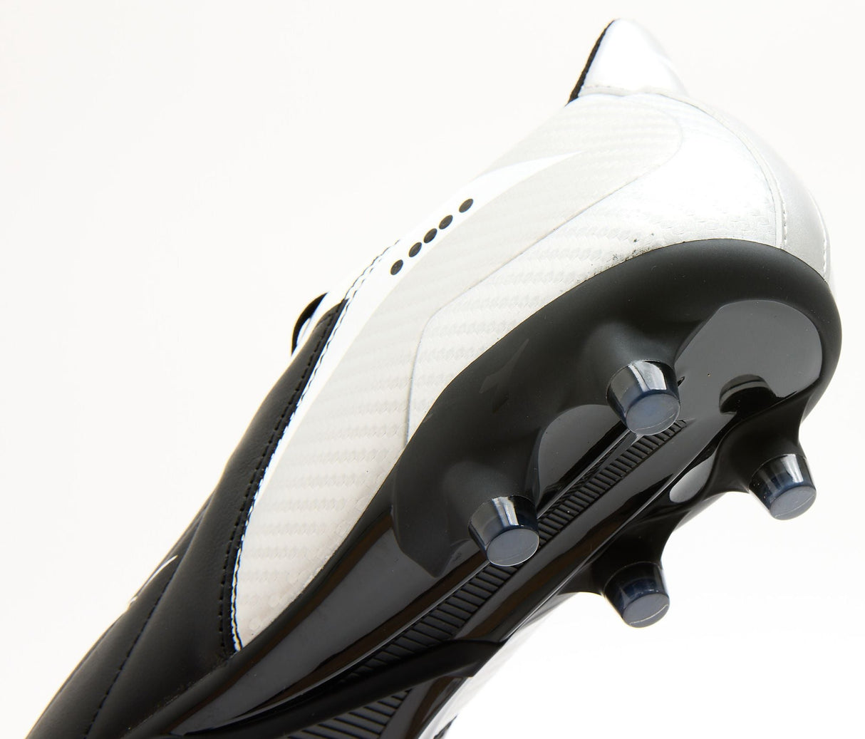 Diadora Maximus Elite LT SLP12 Firm Ground Soccer Cleats - Black/White/Silver - Best Buy Soccer