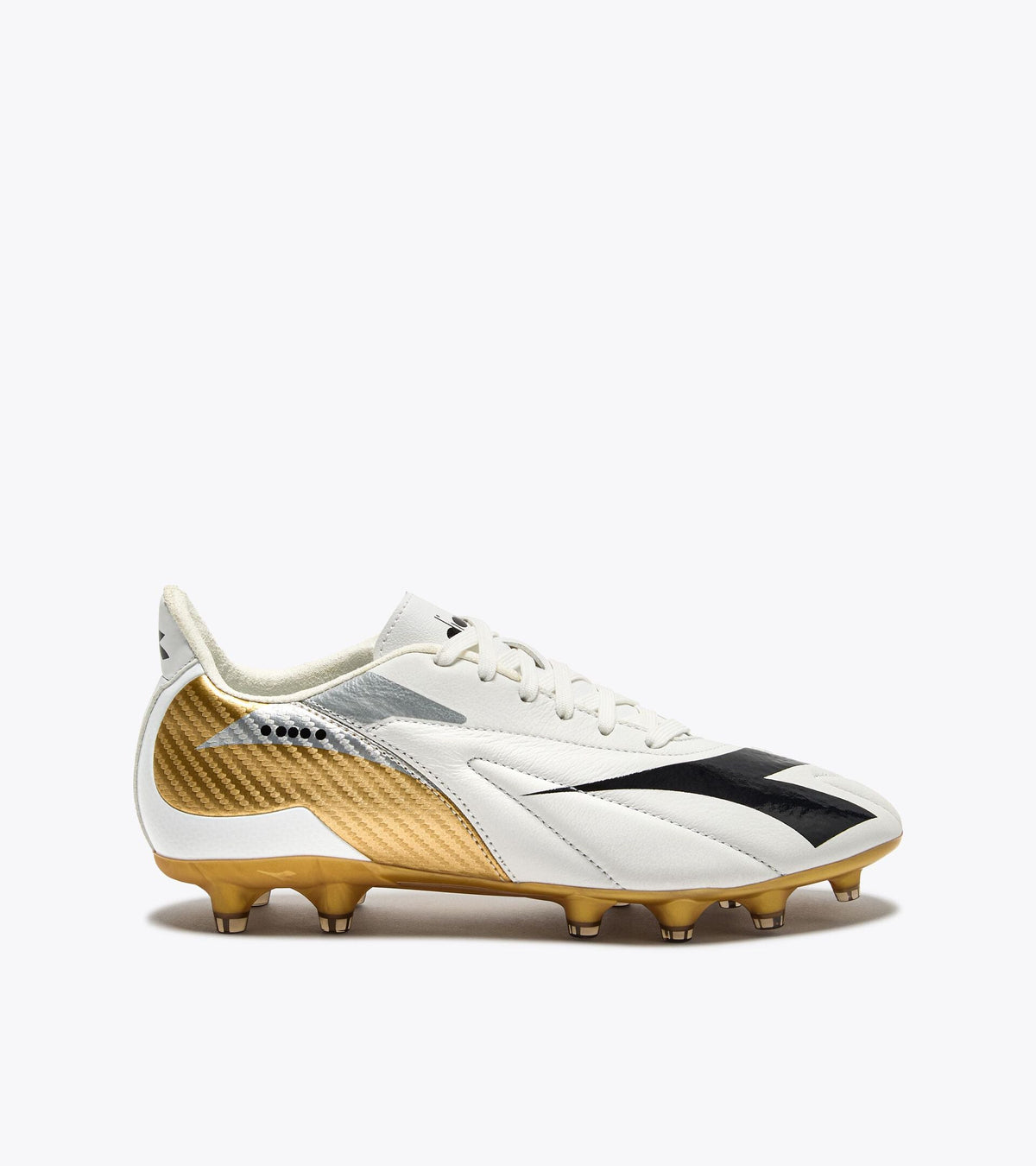 Diadora Maximus Elite LT Women's SLP12 Firm Ground Soccer Cleats - White/Gold - Best Buy Soccer
