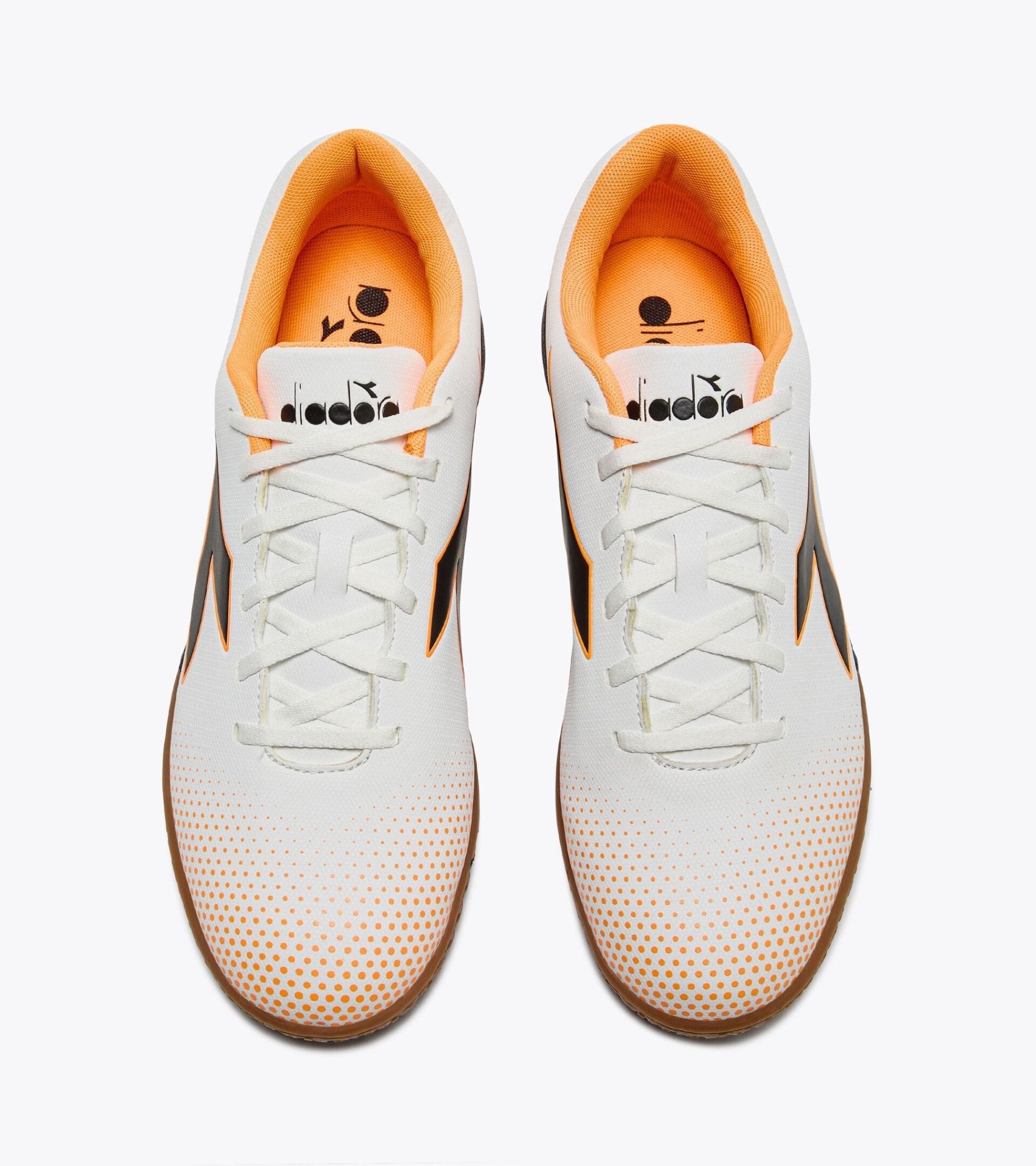 Diadora Pichichi 7 IN Indoor Football Boots White/Black/Orange Fluo - Best Buy Soccer