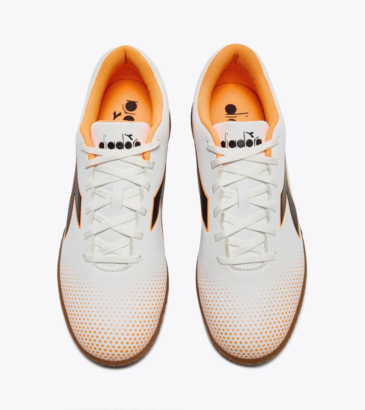 Diadora Pichichi 7 IN Indoor Football Boots White/Black/Orange Fluo - Best Buy Soccer