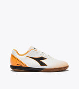 Diadora Pichichi 7 IN Indoor Football Boots White/Black/Orange Fluo - Best Buy Soccer