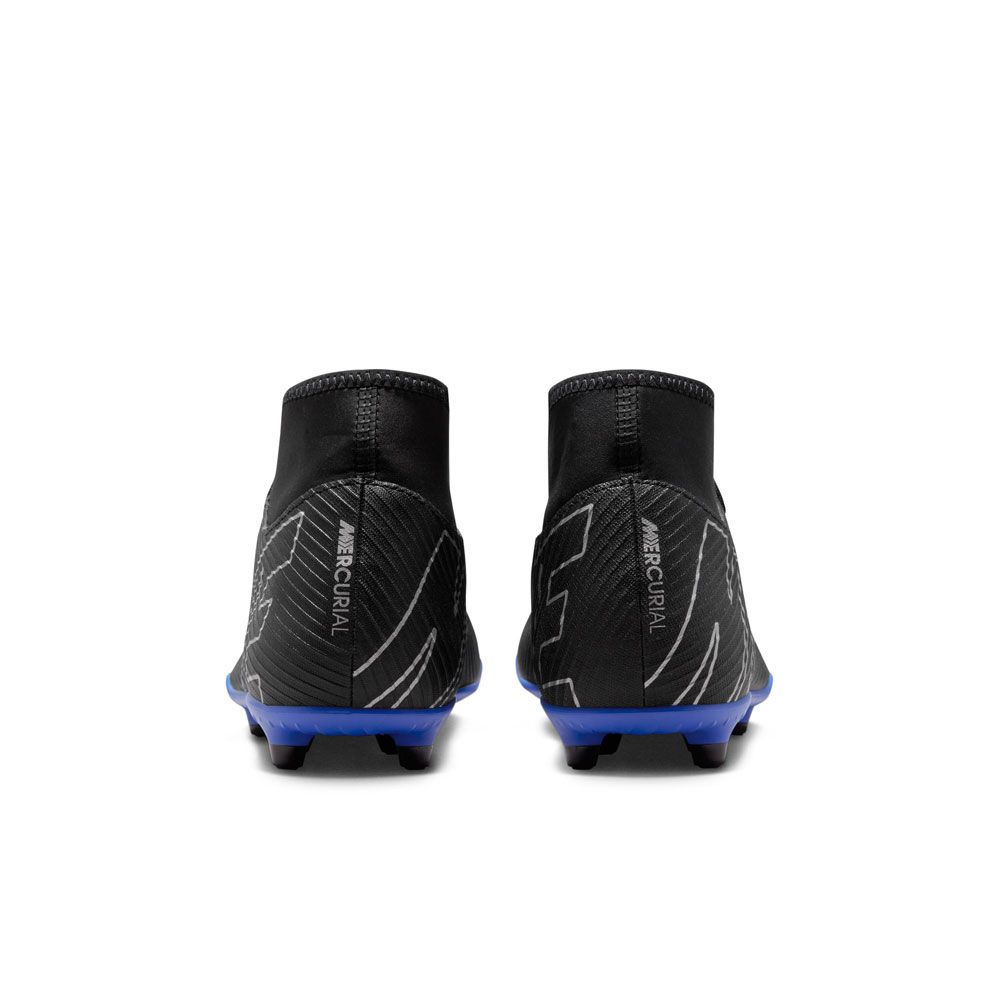 Nike Mercurial Superfly 9 Club Multi-Ground Soccer Cleats - Black/Hyper Royal/Chrome
