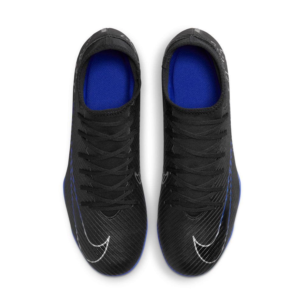 Nike Mercurial Superfly 9 Club Multi-Ground Soccer Cleats - Black/Hyper Royal/Chrome