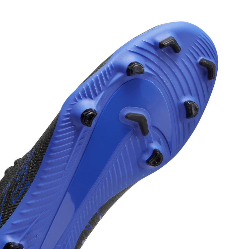 Nike Mercurial Superfly 9 Club Multi-Ground Soccer Cleats - Black/Hyper Royal/Chrome