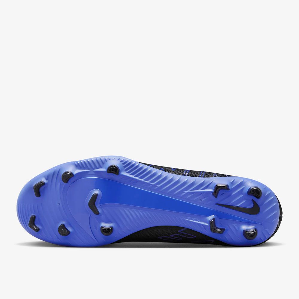 Nike Mercurial Vapor 15 Club Multi-Ground Soccer Cleats - Black/Hyper Royal/Chrome