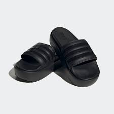 adidas Adilette Platform Core Women's Slides - Black