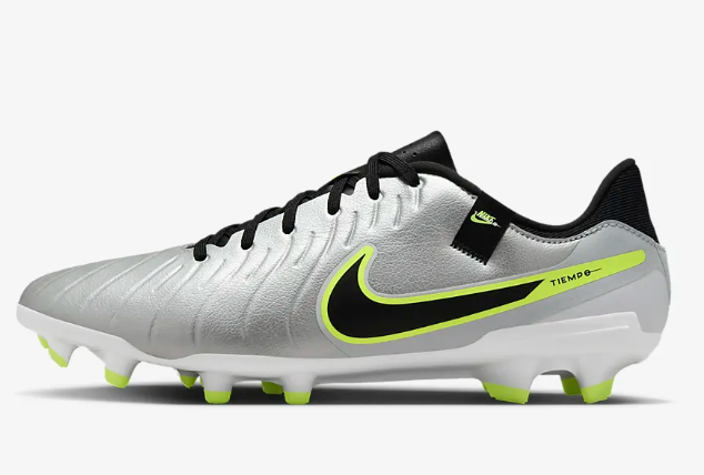 Nike Tiempo Legend 10 Academy FG Firm Ground Silver