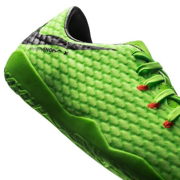 Nike Kids' Jr. Hypervenom Phade III (FG) Firm-Ground Football Boot Electric Green/Black