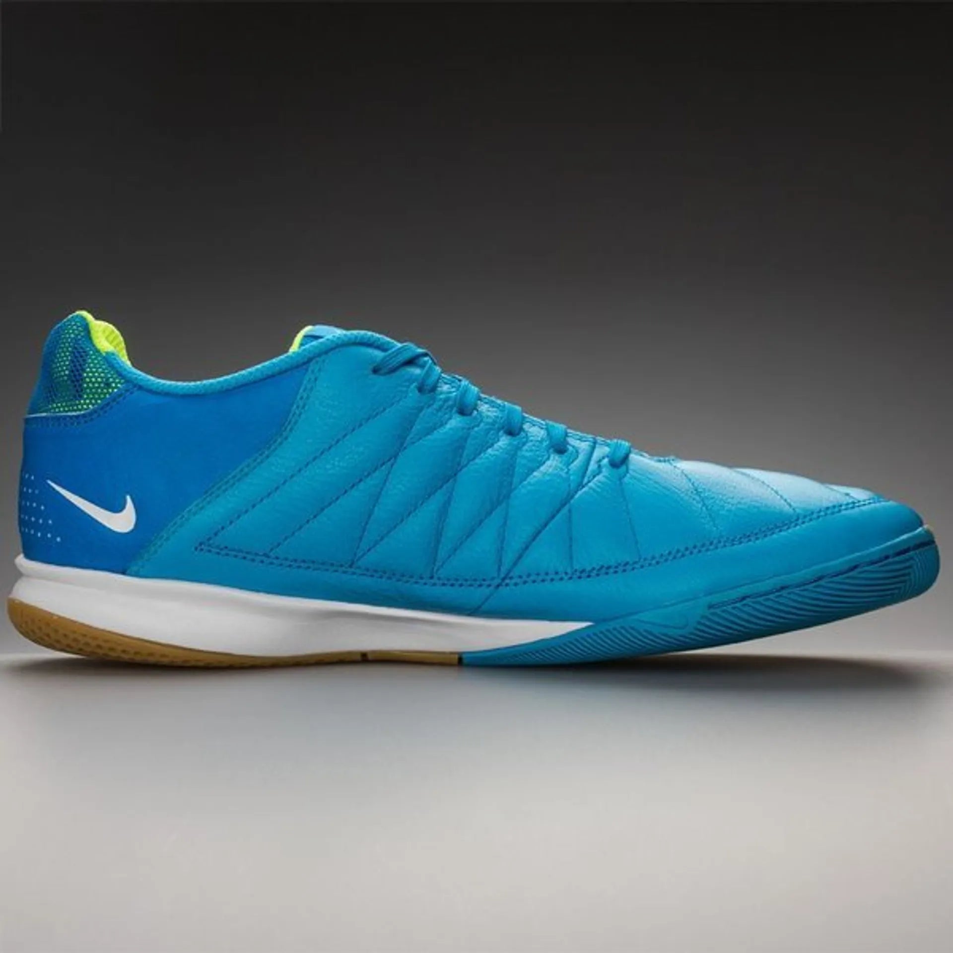 Nike Gato II Indoor Soccer Shoes - Blue/Lime/White