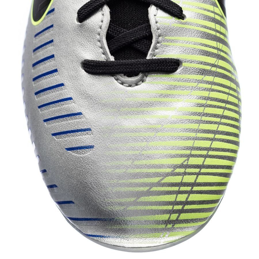 Nike Kids' Neymar Jr. Mercurial Victory VI Dynamic Fit (FG) Firm-Ground Football Boot Racer Blue/Black/Volt