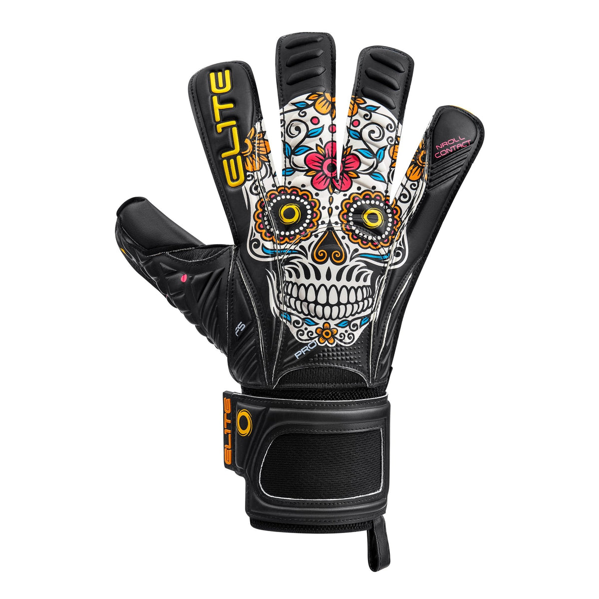 Elite Sport Calavera Goalkeeper Gloves Black - Best Buy Soccer