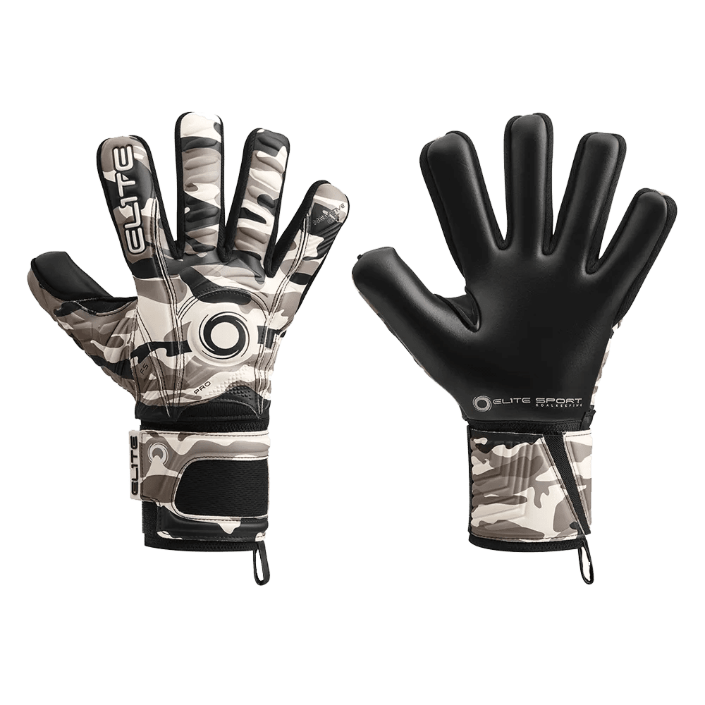 Elite Sport Combat N Goalkeeper Soccer Gloves - Black/White/Grey - Best Buy Soccer