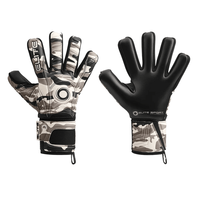 Elite Sport Combat N Goalkeeper Soccer Gloves - Black/White/Grey - Best Buy Soccer