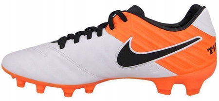 Nike Tiempo Legacy II FG Men's Soccer Cleats - White/Orange