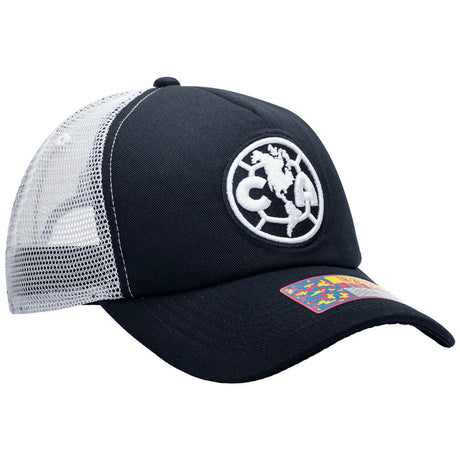 Fan Ink Club America Fog Trucker Hat Black - Best Buy Soccer