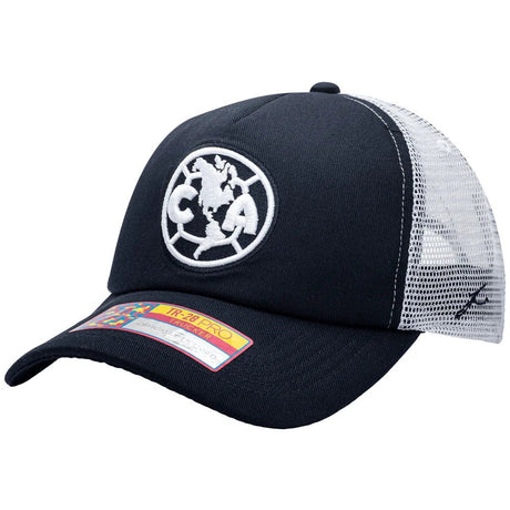Fan Ink Club America Fog Trucker Hat Black - Best Buy Soccer