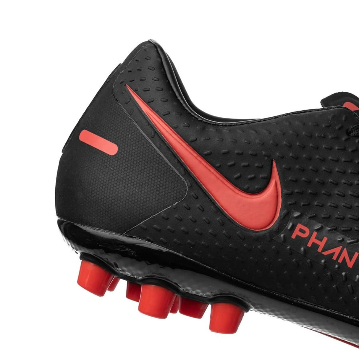 Nike Phantom GT Academy AG Artificial Grass Soccer Cleats - Black/Chile Red/Dark Smoke Grey