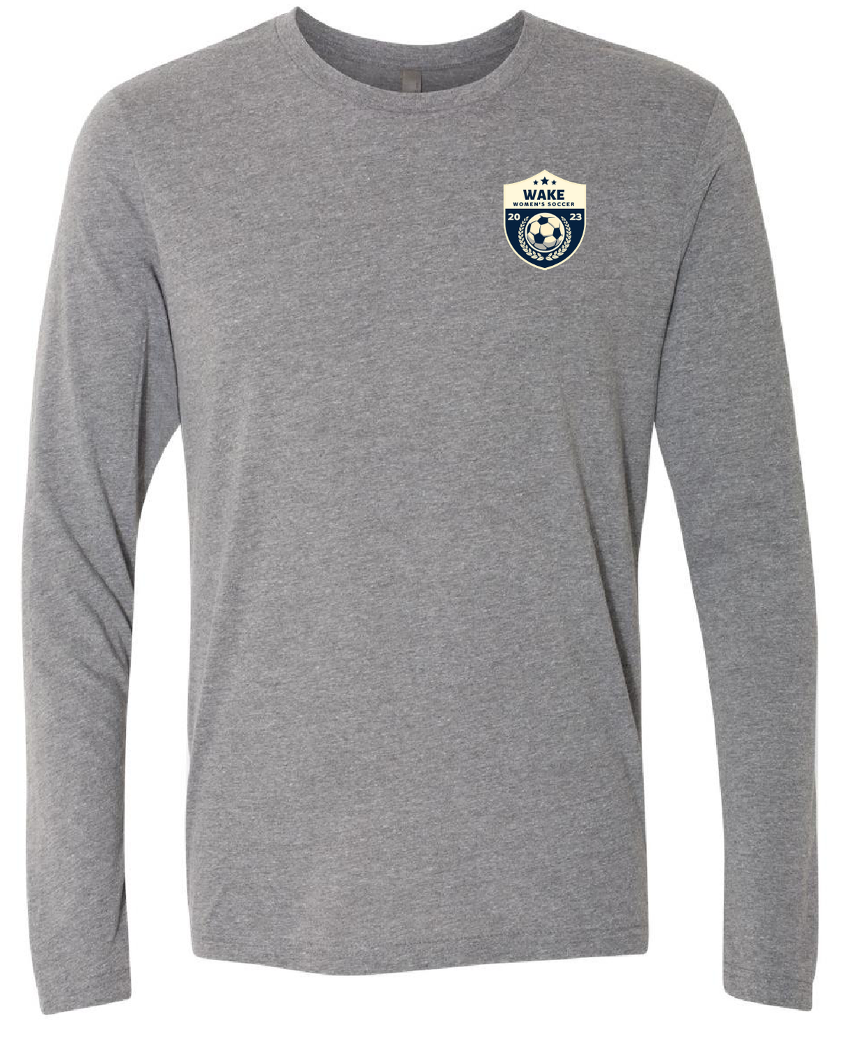 Wake Women's Soccer Long Sleeve T-Shirt - Premium Heather $22.00