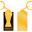 FIFA World Cup 2022 Qatar 3D Gold Trophy Keychain - Best Buy Soccer