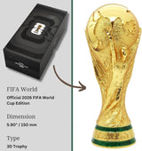 FIFA World Cup 2026 3D Trophy Replica - 6Inch - Best Buy Soccer