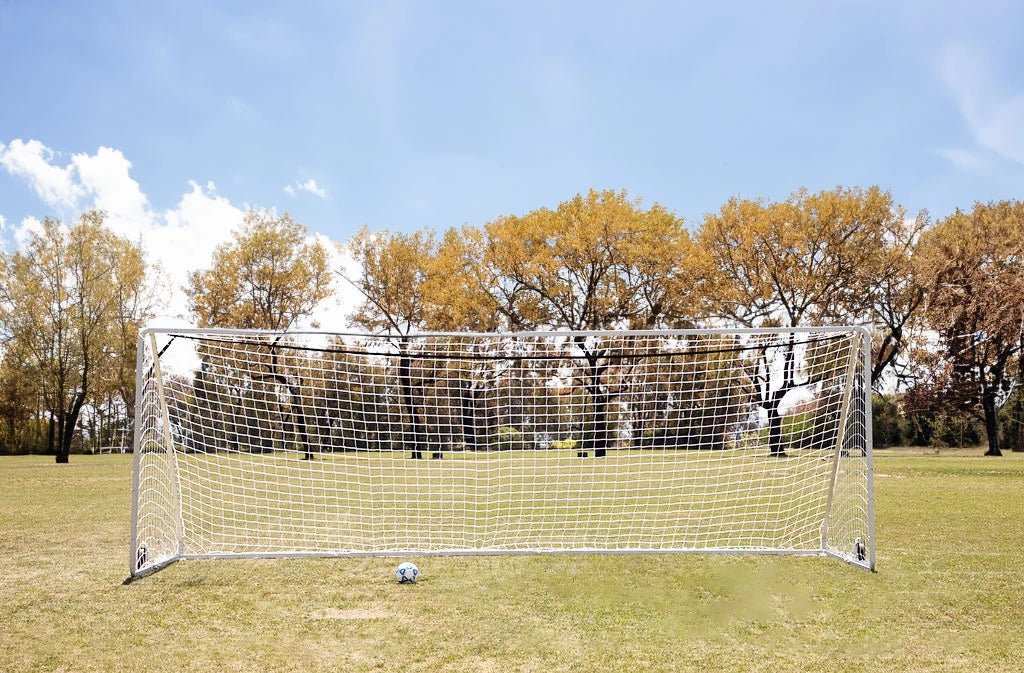 Fold - A - Goal 6′ x 18′ 3 - Piece Aluminum Goal - Each - Best Buy Soccer