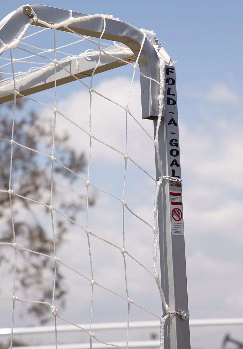 Fold - A - Goal 6′ x 18′ 3 - Piece Aluminum Goal - Each - Best Buy Soccer