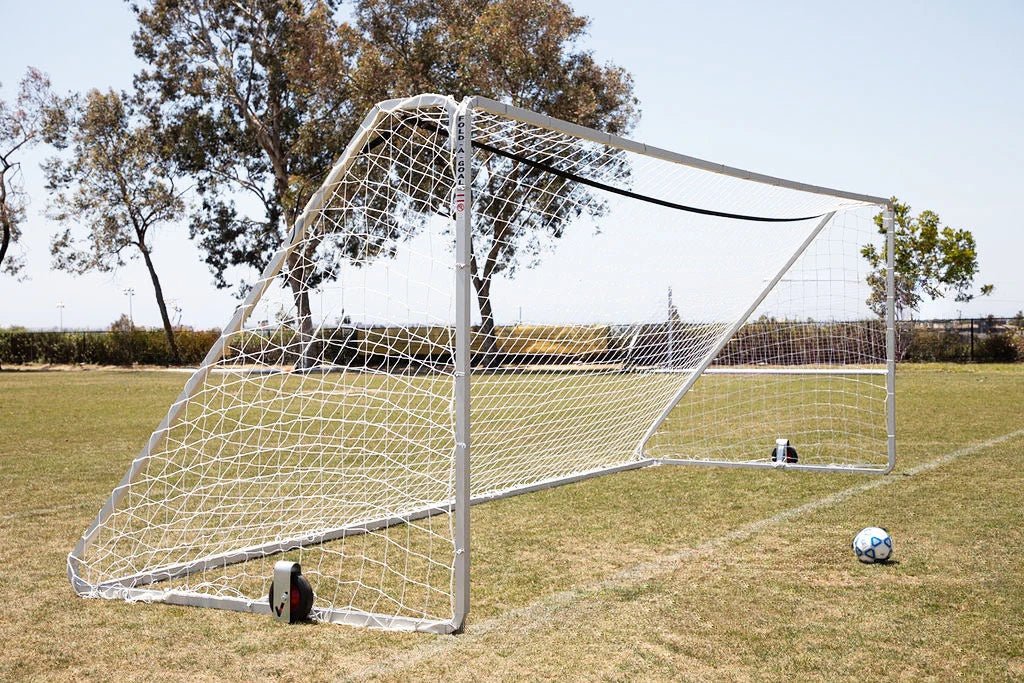 Fold - A - Goal 6′ x 18′ 3 - Piece Aluminum Goal - Each - Best Buy Soccer