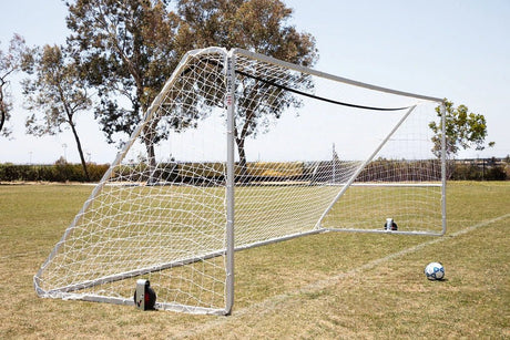 Fold - A - Goal 6′ x 18′ 3 - Piece Aluminum Goal - Each - Best Buy Soccer