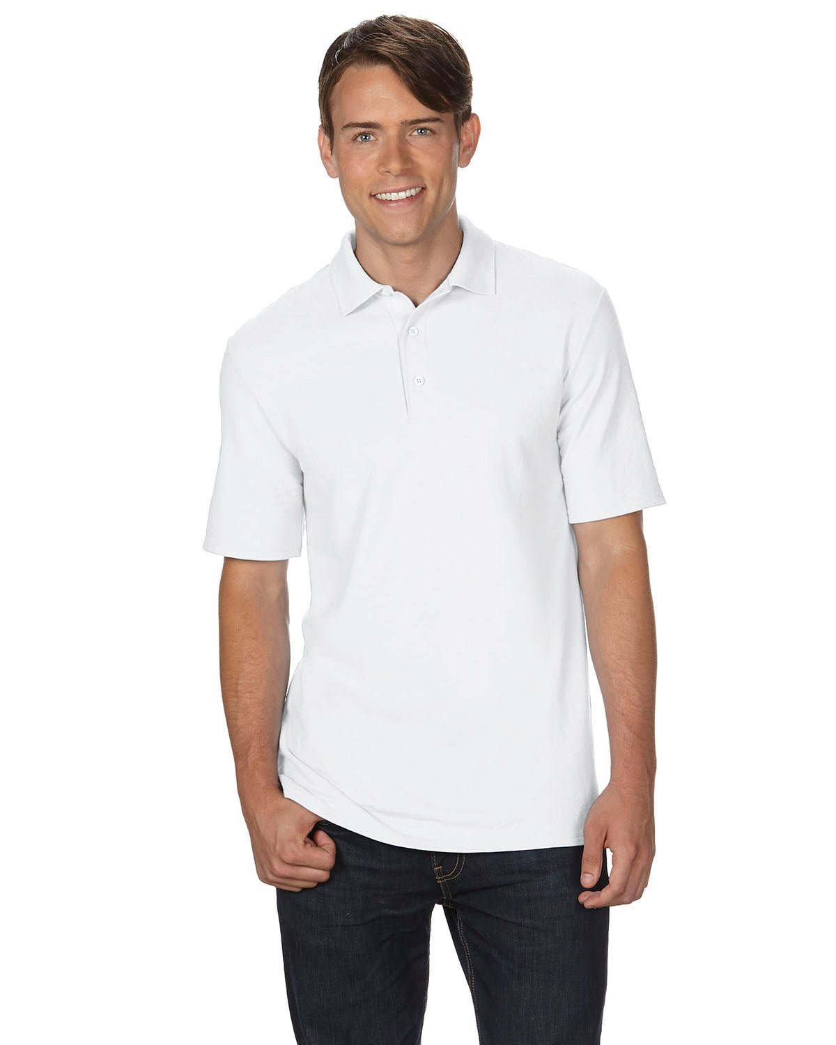 Gildan Adult Double Piqué Polo - Best Buy Soccer