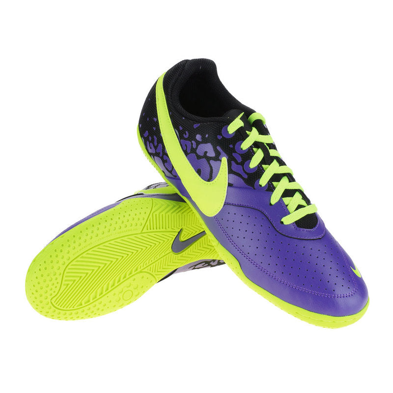 Nike Elastico II IN Men's Soccer Shoes - Purple/Black/Volt