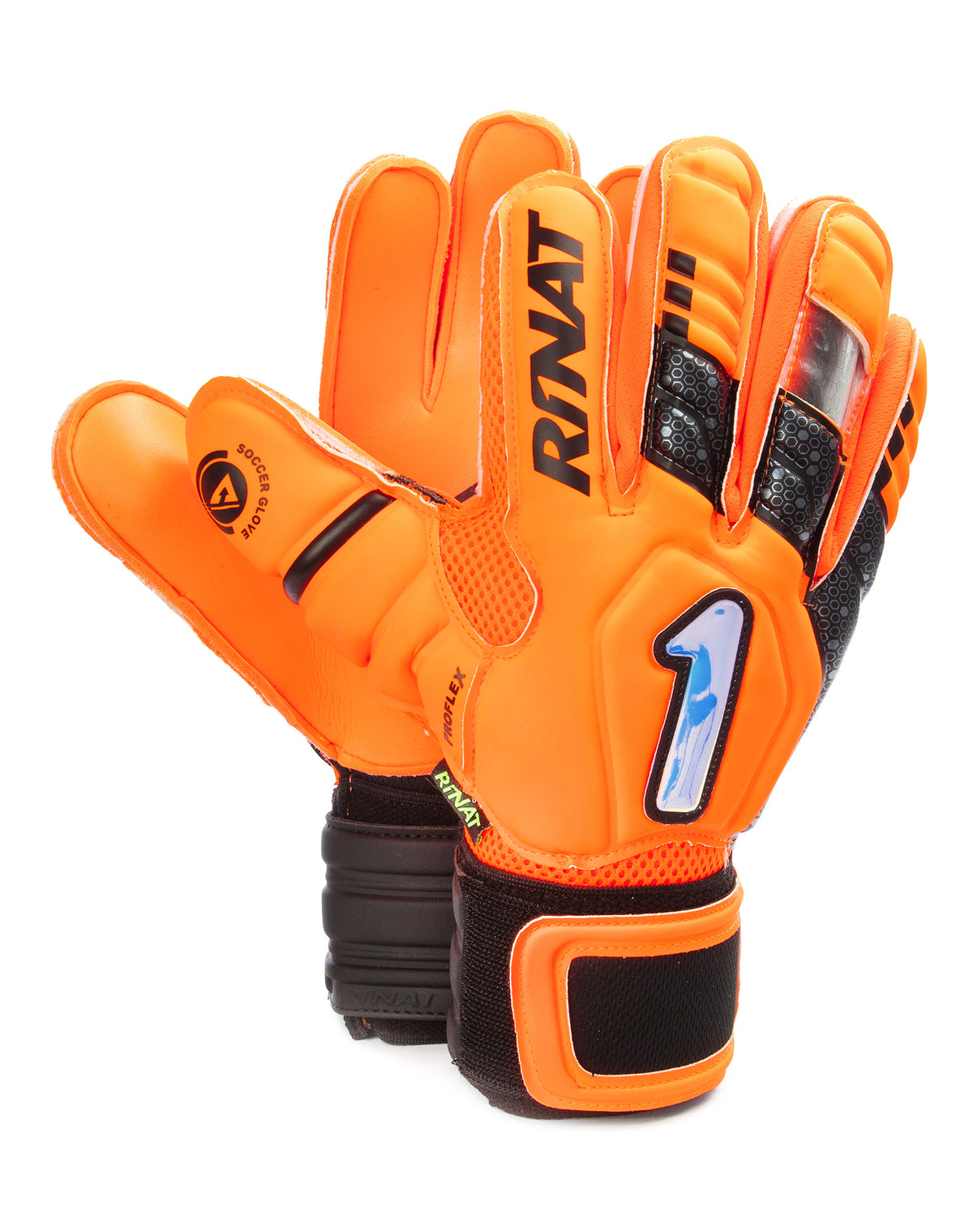 Guantes de portero Rinat GSS Uno Premier Lux Spines color naranja