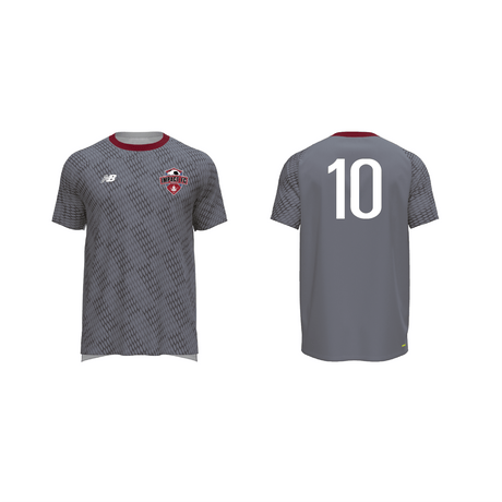 IFC NB Net SS Goalkeeper Jersey Grey/Red - Best Buy Soccer
