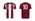 Camiseta de competición IFC NB Stripe II - Rojo/Gris $54.00
