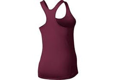 Camiseta sin mangas Nike W NP en color rojo noble