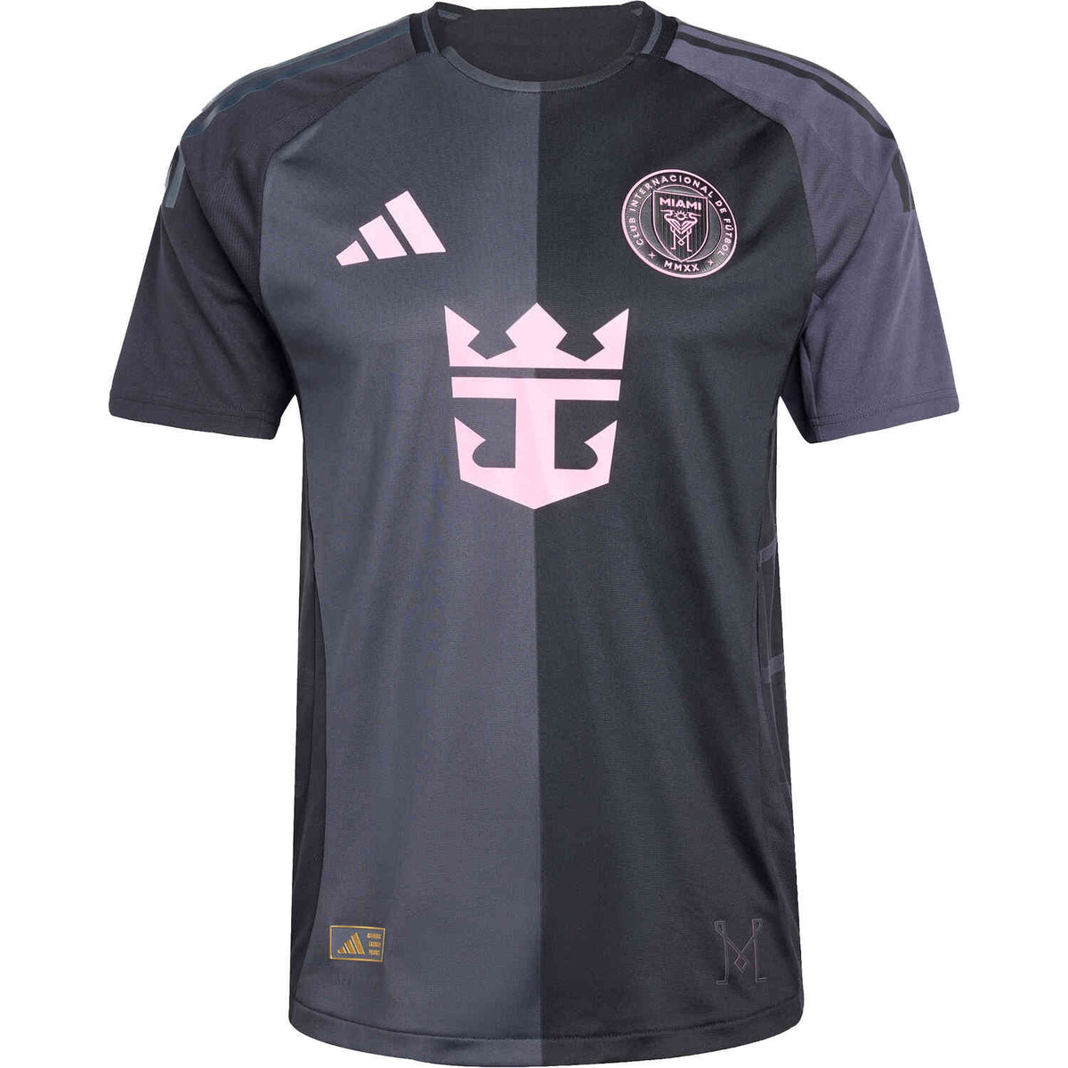 adidas Men's Inter Miami CF Away Authentic Jersey 25/26 Black