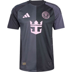 adidas Men's Inter Miami CF Away Authentic Jersey 25/26 Black