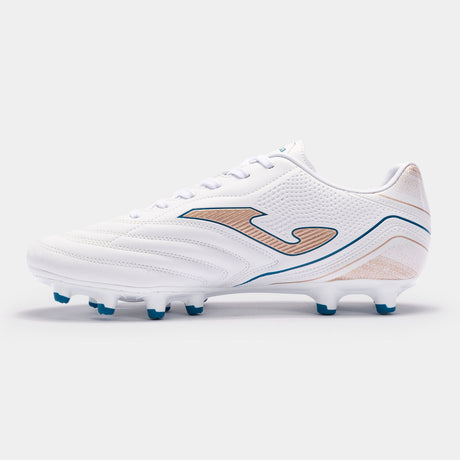 Joma Aguila 2332 FG Firm Ground Soccer Cleats - White/Gold - Best Buy Soccer