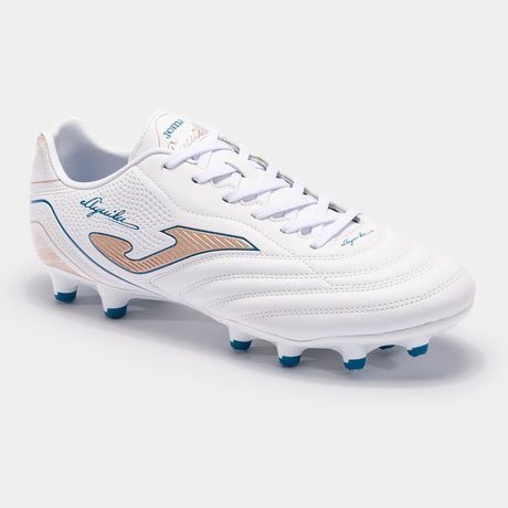 Joma Aguila 2332 FG Firm Ground Soccer Cleats - White/Gold - Best Buy Soccer