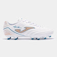Joma Aguila 2332 FG Firm Ground Soccer Cleats - White/Gold - Best Buy Soccer