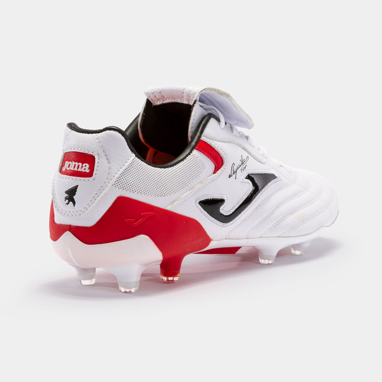 Joma Aguila Cup 2302 FG Firm Ground Soccer Cleats - White/Red - Best Buy Soccer
