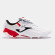 Joma Aguila Cup 2302 FG Firm Ground Soccer Cleats - White/Red - Best Buy Soccer