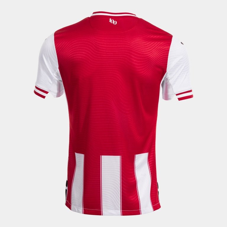 Joma BrentFord FC Home Jersey 25 - White/Red - Best Buy Soccer