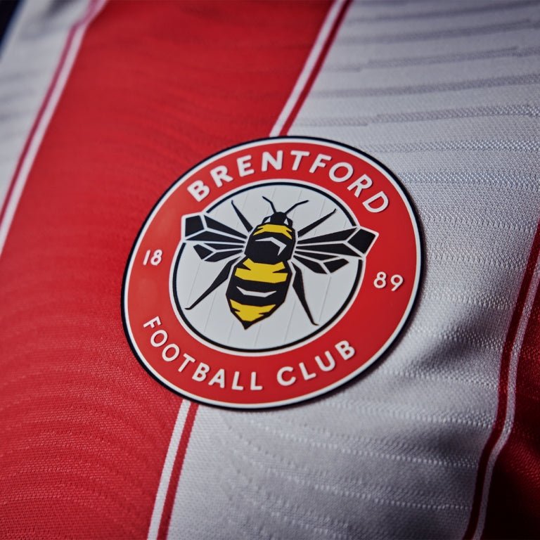 Joma BrentFord FC Home Jersey 25 - White/Red - Best Buy Soccer