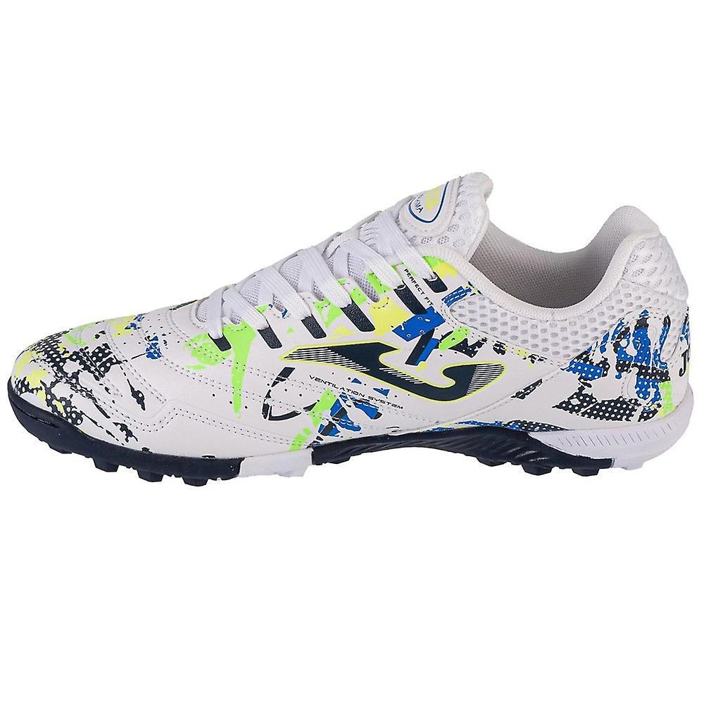 Joma Maxima 2432 Turf Soccer Cleats - White/Yellow - Best Buy Soccer