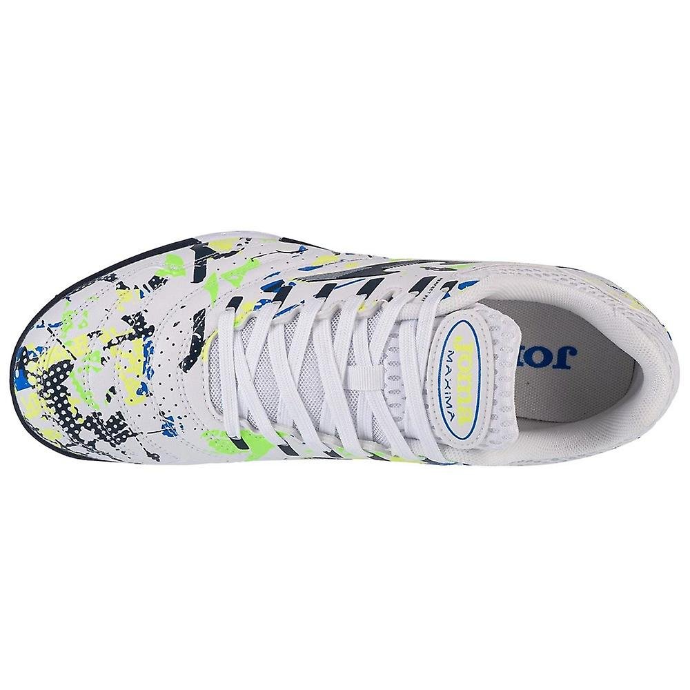 Joma Maxima 2432 Turf Soccer Cleats - White/Yellow - Best Buy Soccer