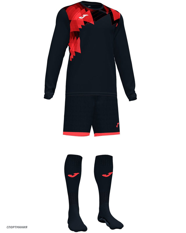 Joma Set Zamora VI - Black/Coral - Best Buy Soccer