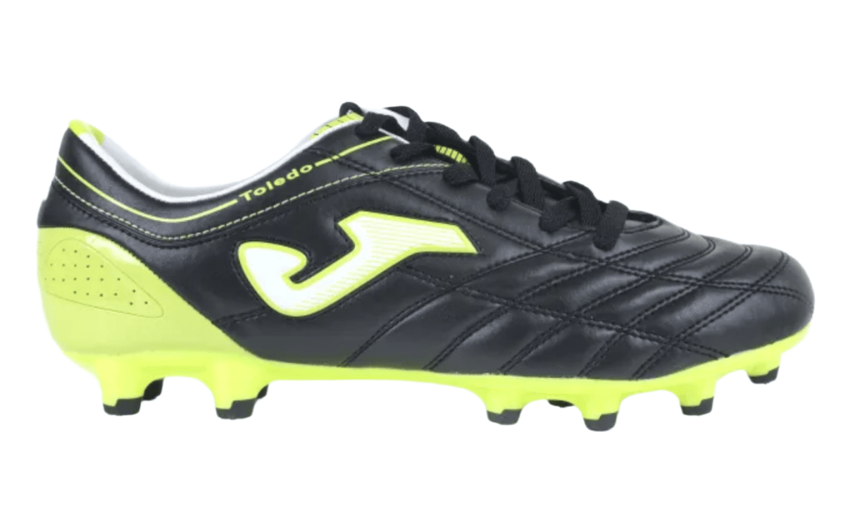 Joma Toledo 2012 201 FG Firm Ground Soccer Cleats - Black/Lime - Best Buy Soccer