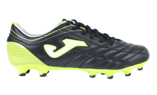 Joma Toledo 2012 201 FG Firm Ground Soccer Cleats - Black/Lime - Best Buy Soccer
