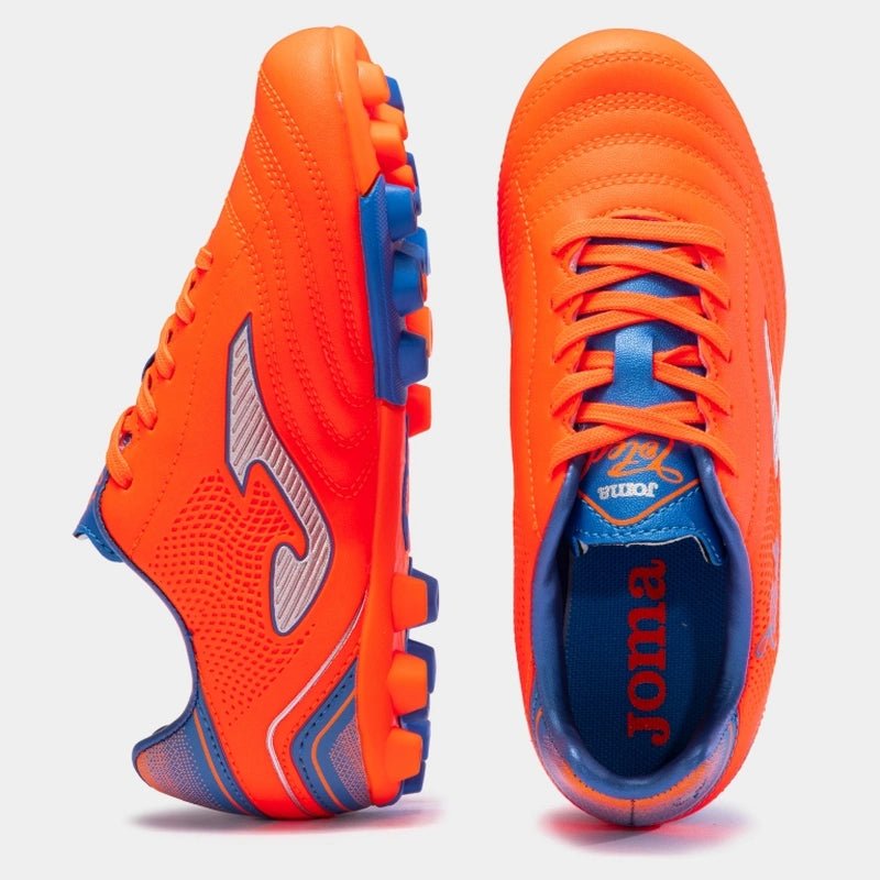 JOMA Toledo JR 2308 HG/FG Firm Ground Youth Soccer Cleats - Orange/Royal - Best Buy Soccer